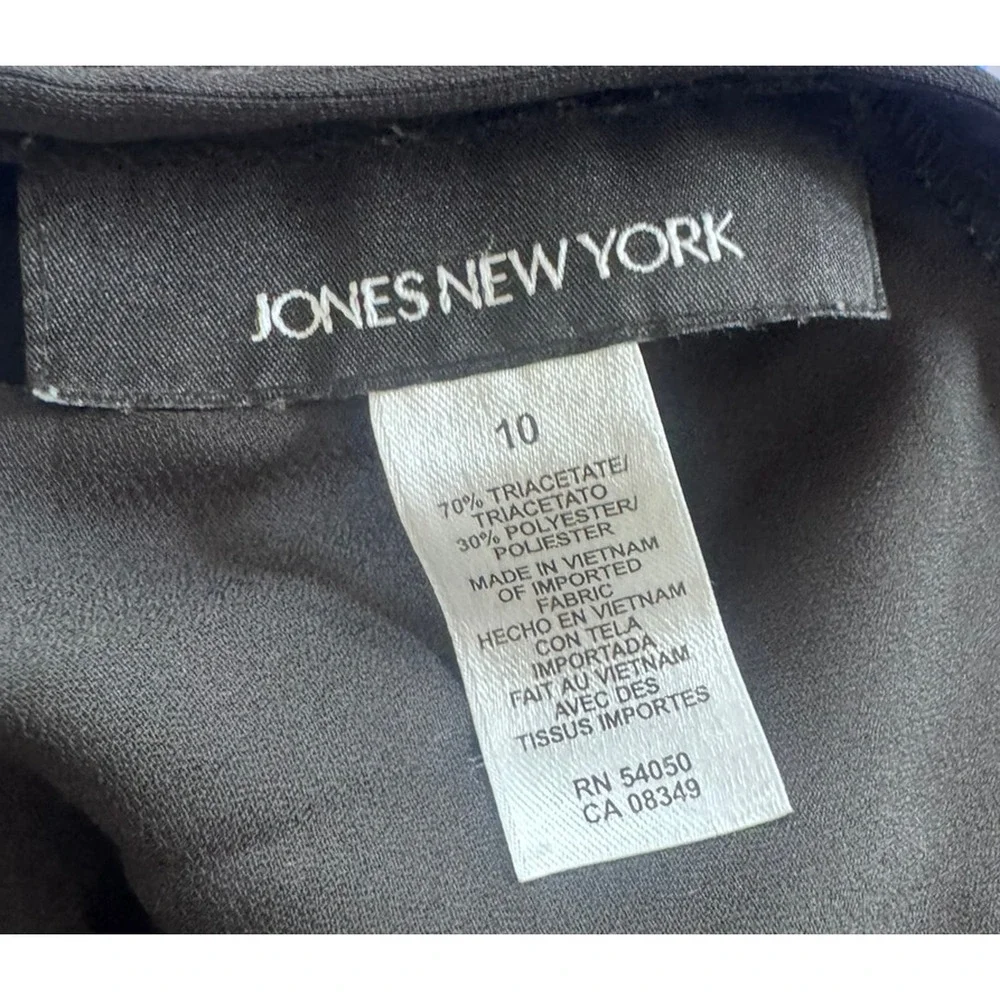 Jones New York Womens Size 10 Black A Line Skirt